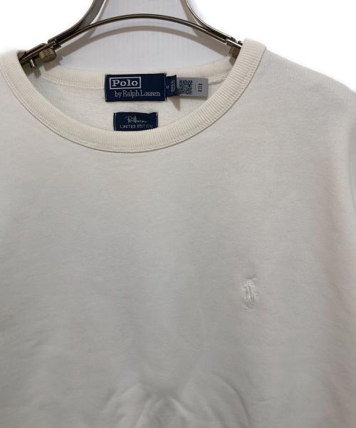 POLO RALPH LAUREN（ポロ・ラルフローレン）POLO RALPH LAUREN (ポロ・ラルフローレン) Ron Herman (ロンハーマン) Polo Pony Embroidery Sweat Pullover ホワイト サイズ:Mの古着・服飾アイテム