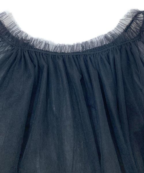 Noble（ノーブル）Noble (ノーブル) フォギーシアーチュールボリュームブラウス ブラック サイズ:記載なしの古着・服飾アイテム