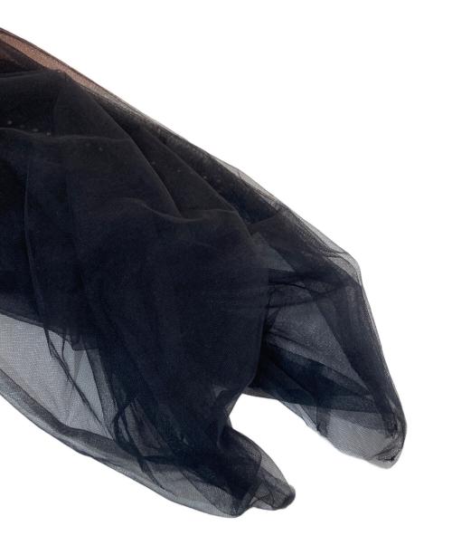 Noble（ノーブル）Noble (ノーブル) フォギーシアーチュールボリュームブラウス ブラック サイズ:記載なしの古着・服飾アイテム