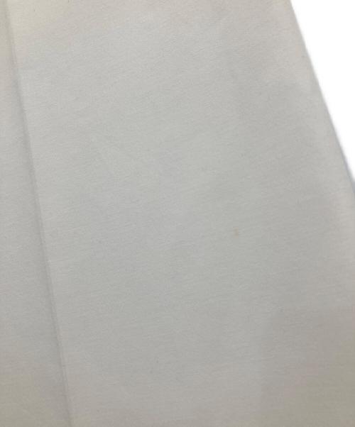 MaxMara（マックスマーラ）MaxMara (マックスマーラ) サイドアジャスター ワイドフレアパンツ ホワイト サイズ:42の古着・服飾アイテム