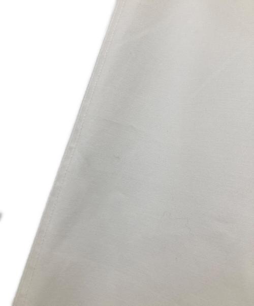 MaxMara（マックスマーラ）MaxMara (マックスマーラ) サイドアジャスター ワイドフレアパンツ ホワイト サイズ:42の古着・服飾アイテム