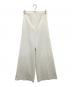 MaxMara（マックスマーラ）の古着「サイドアジャスター ワイドフレアパンツ」｜ホワイト