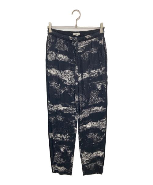 TOMORROWLAND .B（トゥモローランド ビー）TOMORROWLAND .B (トゥモローランド ビー) レーヨンモノトーンプリント イージーパンツ ネイビー サイズ:36の古着・服飾アイテム