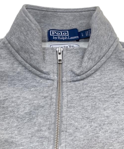 POLO RALPH LAUREN（ポロ・ラルフローレン）POLO RALPH LAUREN (ポロ・ラルフローレン) Ron Herman (ロンハーマン) USA ハーフジップスウェット グレー サイズ:Lの古着・服飾アイテム