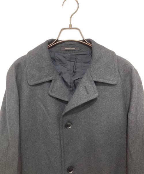 TAGLIATORE（タリアトーレ）TAGLIATORE (タリアトーレ) LARS ツイード ベルデットコート グレー サイズ:50の古着・服飾アイテム