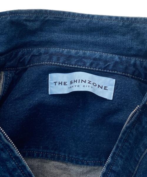 THE SHINZONE（ザ シンゾーン）THE SHINZONE (ザ シンゾーン) HALF ZIP DENIM DRESS インディゴ サイズ:36の古着・服飾アイテム