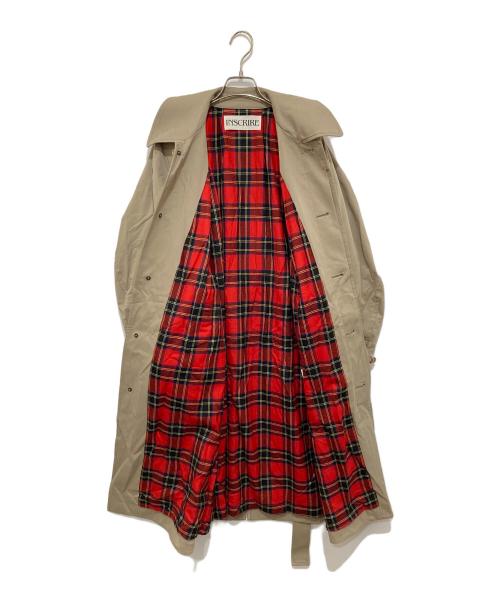 INSCRIRE（アンスクリア）INSCRIRE (アンスクリア) ステンカラーコート I24AW-CT86A ベージュ サイズ:38の古着・服飾アイテム