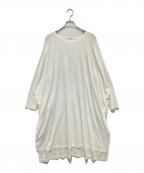 LIMI feuリミフゥ）の古着「オーバーサイズワンピース」｜ホワイト