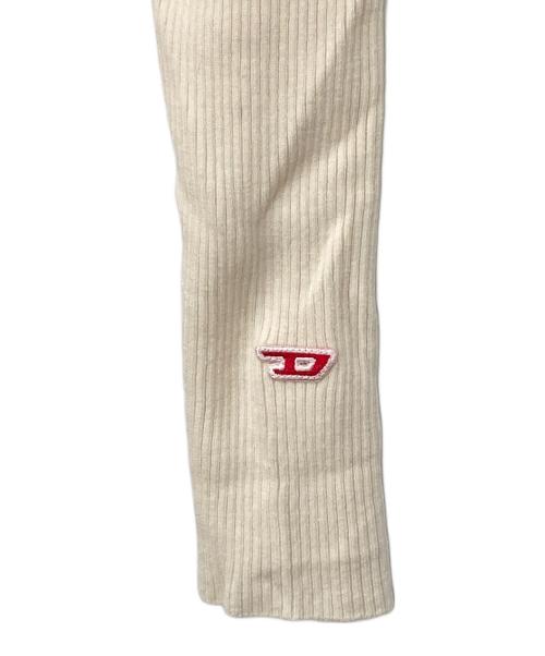 DIESEL（ディーゼル）DIESEL (ディーゼル) ハイネックニット ホワイト サイズ:Lの古着・服飾アイテム