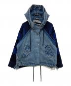 DIESELディーゼル）の古着「ニットデニムジャケット」｜インディゴ