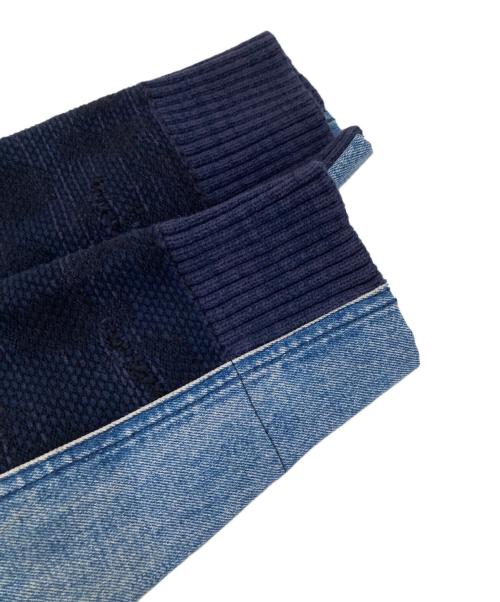 DIESEL（ディーゼル）DIESEL (ディーゼル) ニットデニムジャケット インディゴ サイズ:XSの古着・服飾アイテム