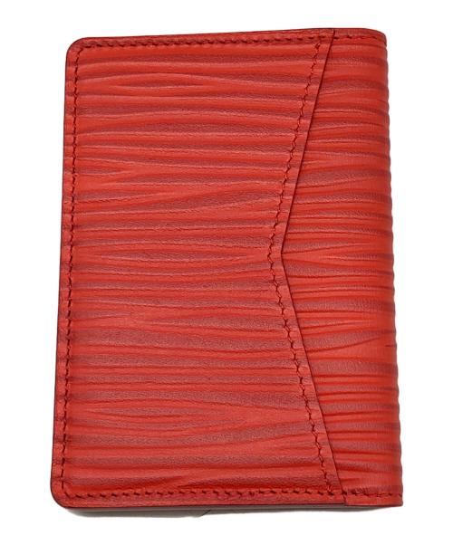 LOUIS VUITTON（ルイ ヴィトン）LOUIS VUITTON (ルイ ヴィトン) M23696 オーガナイザードゥポッシュカードケース レッドの古着・服飾アイテム
