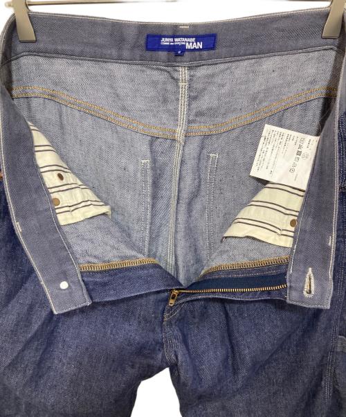 COMME des GARCONS JUNYA WATANABE MAN（コム デ ギャルソン ジュンヤ ワタナベ マン）COMME des GARCONS JUNYA WATANABE MAN (コム デ ギャルソン ジュンヤ ワタナベ マン) リネンデニムハーフパンツ インディゴ サイズ:Sの古着・服飾アイテム