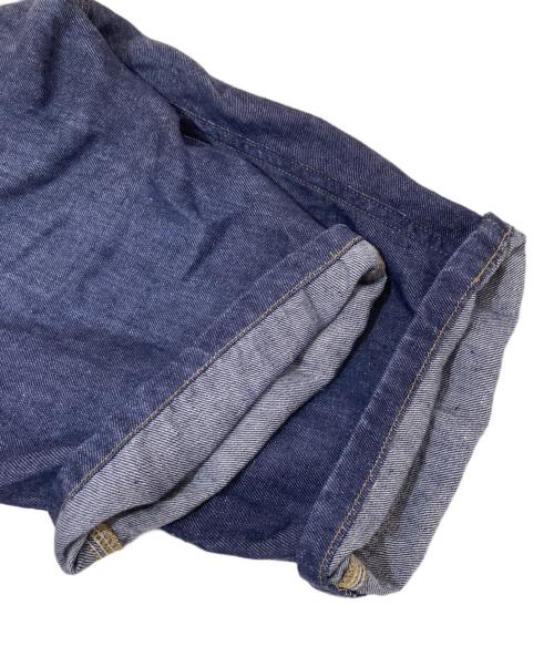 COMME des GARCONS JUNYA WATANABE MAN（コム デ ギャルソン ジュンヤ ワタナベ マン）COMME des GARCONS JUNYA WATANABE MAN (コム デ ギャルソン ジュンヤ ワタナベ マン) リネンデニムハーフパンツ インディゴ サイズ:Sの古着・服飾アイテム