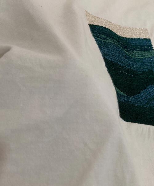 YOKE（ヨーク）YOKE (ヨーク) Graphpaper (グラフペーパー) EMBROIDERED L/S T-SHIRTS ベージュ サイズ:3の古着・服飾アイテム