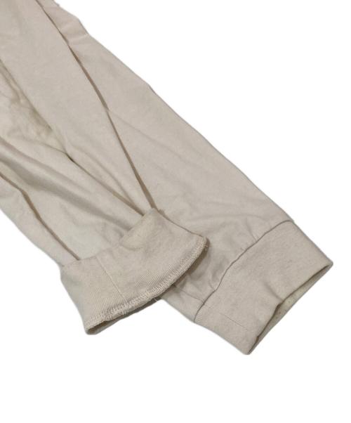 YOKE（ヨーク）YOKE (ヨーク) Graphpaper (グラフペーパー) EMBROIDERED L/S T-SHIRTS ベージュ サイズ:3の古着・服飾アイテム