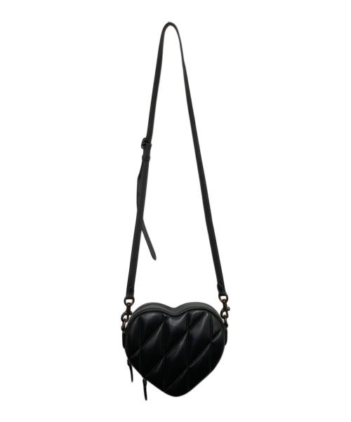 COACH（コーチ）COACH (コーチ) Heart Crossbody Bag With Quilting ブラックの古着・服飾アイテム
