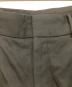 中古・古着 ATON (エイトン) WOOL GABARDINE | テーパードタックパンツ ブラック サイズ:01：15000円