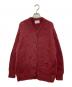 CLANE（クラネ）の古着「MOHAIR LOOSE KNIT CARDIGAN」｜レッド