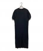 AP STUDIOエーピーストゥディオ）の古着「パフスリーブロングドレス」｜ブラック