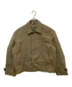 AURALEEオーラリー）の古着「DOUBLE CLOTH HARD TWIST CARSEY BLOUSON」｜カーキ