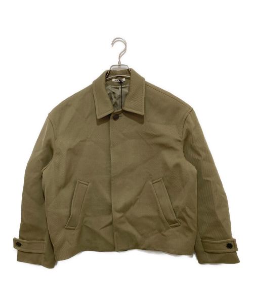 AURALEE（オーラリー）AURALEE (オーラリー) DOUBLE CLOTH HARD TWIST CARSEY BLOUSON カーキ サイズ:3の古着・服飾アイテム