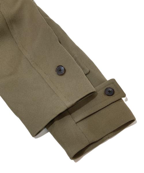AURALEE（オーラリー）AURALEE (オーラリー) DOUBLE CLOTH HARD TWIST CARSEY BLOUSON カーキ サイズ:3の古着・服飾アイテム
