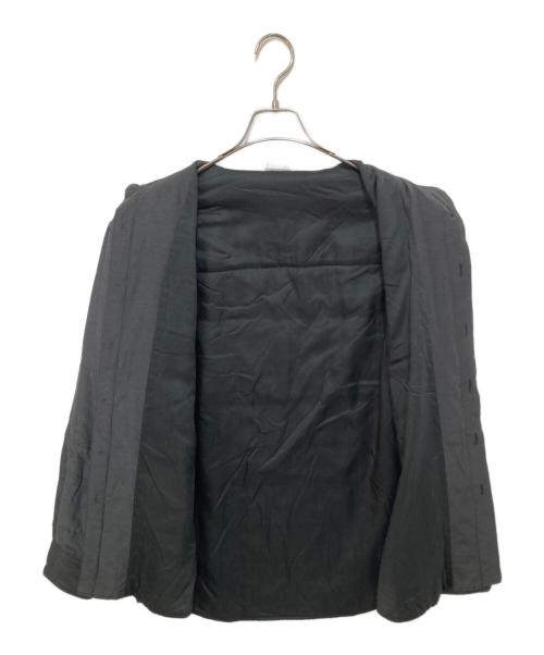 AURALEE（オーラリー）AURALEE (オーラリー) QUILTED LIGHT SILK COTTON SHIRT(キルティッドライトシルクコットンシャツ)  A23AS01SP ブラック サイズ:3の古着・服飾アイテム