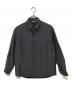 AURALEE（オーラリー）の古着「QUILTED LIGHT SILK COTTON SHIRT(キルティッドライトシルクコットンシャツ)  A23AS01SP」｜ブラック