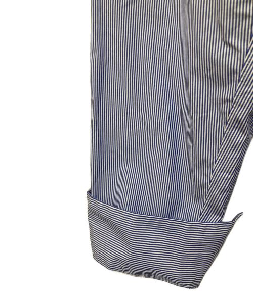 ATON（エイトン）ATON (エイトン) GIZA BROAD WASHED SHIRT ブルー サイズ:4の古着・服飾アイテム