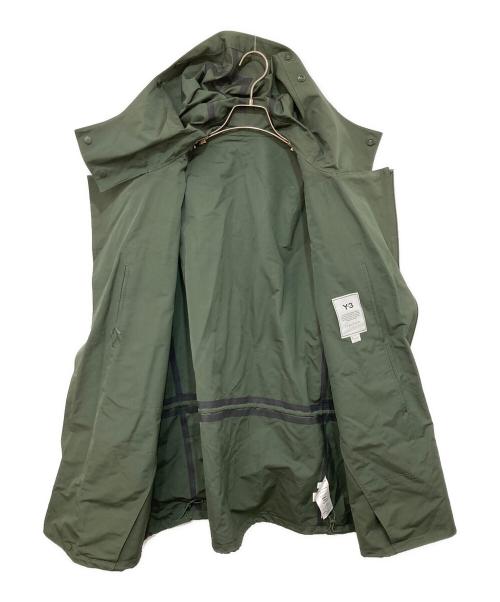 Y-3（ワイスリー）Y-3 (ワイスリー) CLASSIC DENSE WOVEN HOODED グリーン サイズ:Mの古着・服飾アイテム