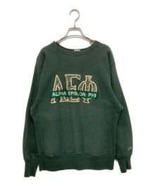 Champion（チャンピオン）の古着「90’s リバースウィーブスウェット」｜グリーン