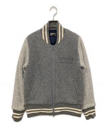 LOOPWHEELER（ループウィラー）の古着「ダウン入りスタジャン」｜グレー