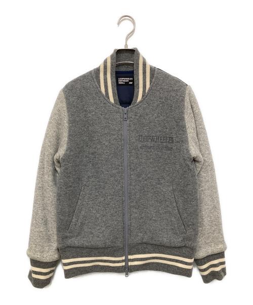 LOOPWHEELER（ループウィラー）LOOPWHEELER (ループウィラー) ダウン入りスタジャン グレー サイズ:Sの古着・服飾アイテム