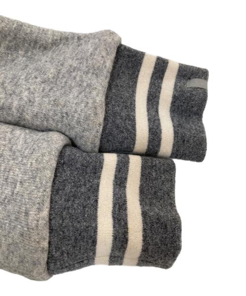 LOOPWHEELER（ループウィラー）LOOPWHEELER (ループウィラー) ダウン入りスタジャン グレー サイズ:Sの古着・服飾アイテム