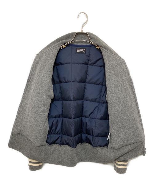 LOOPWHEELER（ループウィラー）LOOPWHEELER (ループウィラー) ダウン入りスタジャン グレー サイズ:Sの古着・服飾アイテム