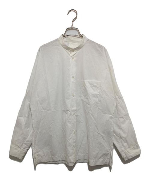 HOMME PLISSE ISSEY MIYAKE（オム プリッセ イッセイ ミヤケ）HOMME PLISSE ISSEY MIYAKE (オムプリッセ イッセイ ミヤケ) STREAMLINE SHIRT ホワイト サイズ:2の古着・服飾アイテム