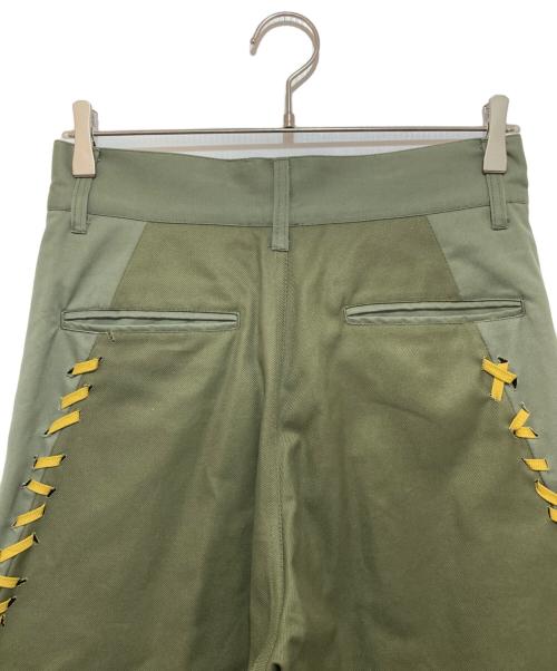 amok（アモク）amok (アモク) HAND STITCH DOCKING PANTS カーキ サイズ:Sの古着・服飾アイテム