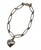 TIFFANY & Co.ティファニー）の古着「チェーンブレスレット/ハートモチーフ」｜シルバー