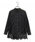 sacai（サカイ）の古着「バックレースブラウス」｜ブラック