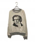 KAPITALキャピタル）の古着「ベートーヴェンプリントスウェット」｜ベージュ