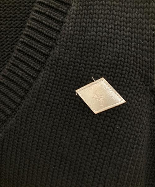 el conductorh（コンダクター）el conductorh (コンダクター) COTTON KNIT VEST ブラック サイズ:2の古着・服飾アイテム