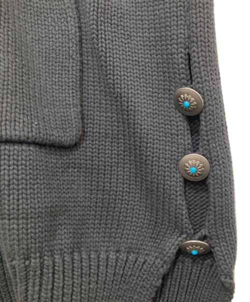 el conductorh（コンダクター）el conductorh (コンダクター) COTTON KNIT VEST ブラック サイズ:2の古着・服飾アイテム