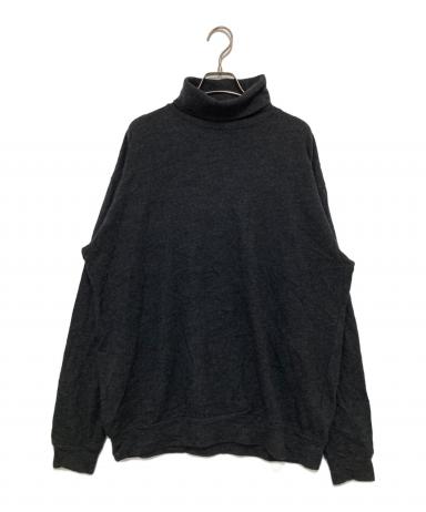 中古・古着通販】COMOLI (コモリ) ウール天竺 長袖タートルネック Y03
