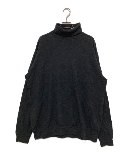 COMOLI（コモリ）COMOLI (コモリ) ウール天竺 長袖タートルネック Y03-05006 グレー サイズ:3の古着・服飾アイテム