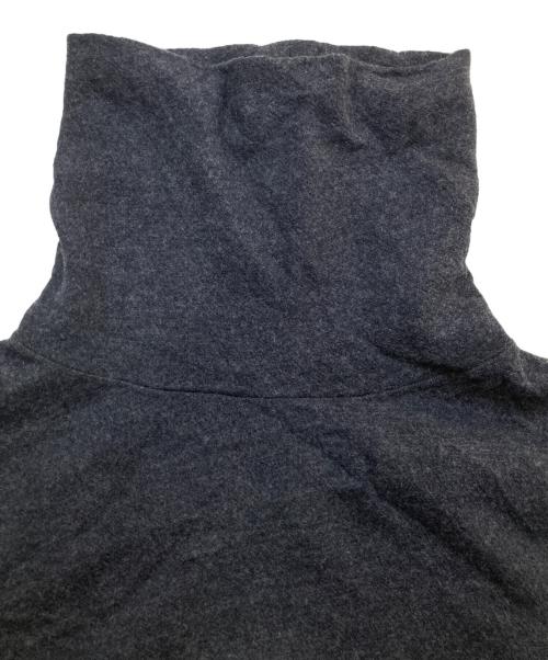 COMOLI（コモリ）COMOLI (コモリ) ウール天竺 長袖タートルネック Y03-05006 グレー サイズ:3の古着・服飾アイテム
