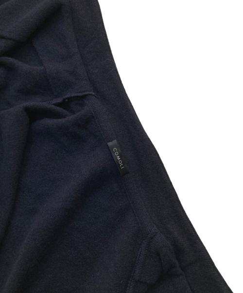 COMOLI（コモリ）COMOLI (コモリ) カシミヤ スタンドカラーニットジャケット 22AW W03-06004 ネイビー サイズ:3の古着・服飾アイテム