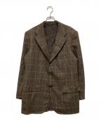 kitonキートン）の古着「カシミヤ100％段返り3つ釦テーラードジャケット」｜ブラウン