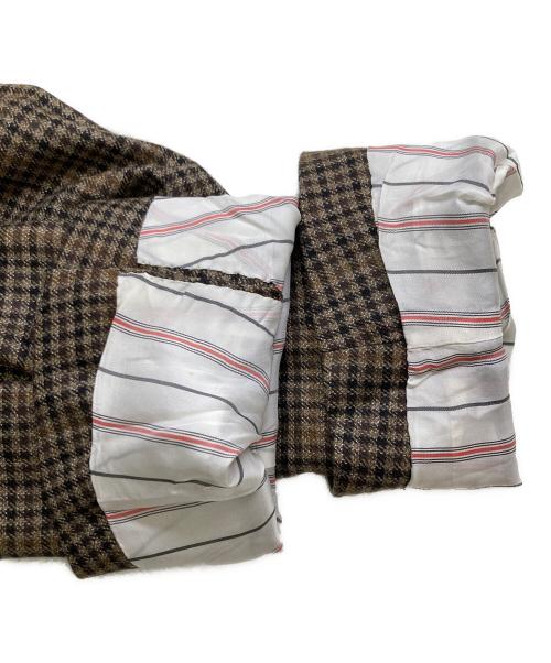 kiton（キートン）kiton (キートン) カシミヤ100％段返り3つ釦テーラードジャケット ブラウン サイズ:50の古着・服飾アイテム