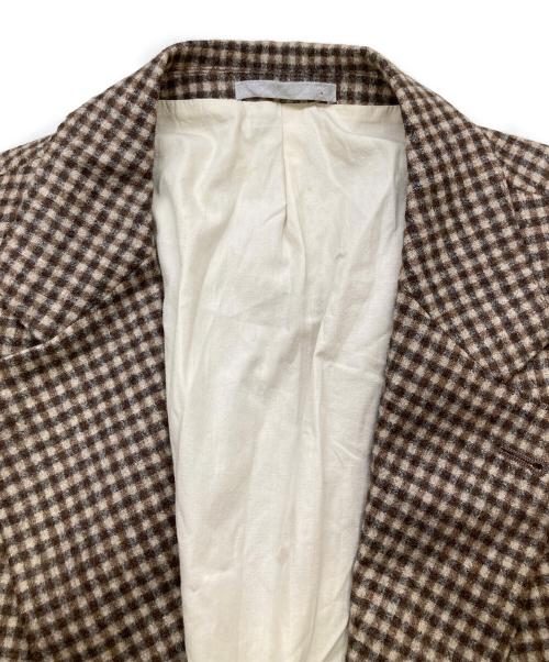 BRUNELLO CUCINELLI（ブルネロクチネリ）BRUNELLO CUCINELLI (ブルネロクチネリ) テーラードジャケット ブラウン サイズ:52の古着・服飾アイテム